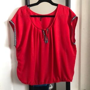 Like new Heartsoul red XL blouse